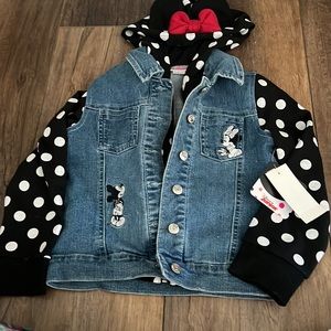 Girls Disney Jean Jacket/sweatshirt